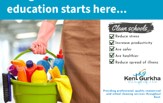 Kent Gurkha clean schools commercial cleaning
